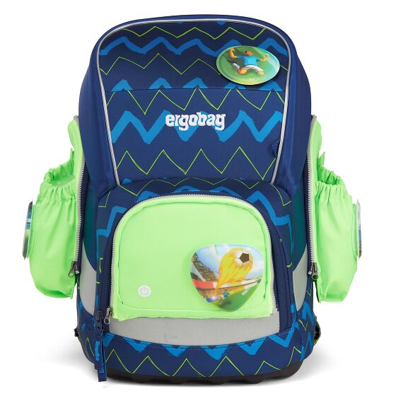 ergobag Accessories Fluo Led Side Pockets Safety Set 3pcs.