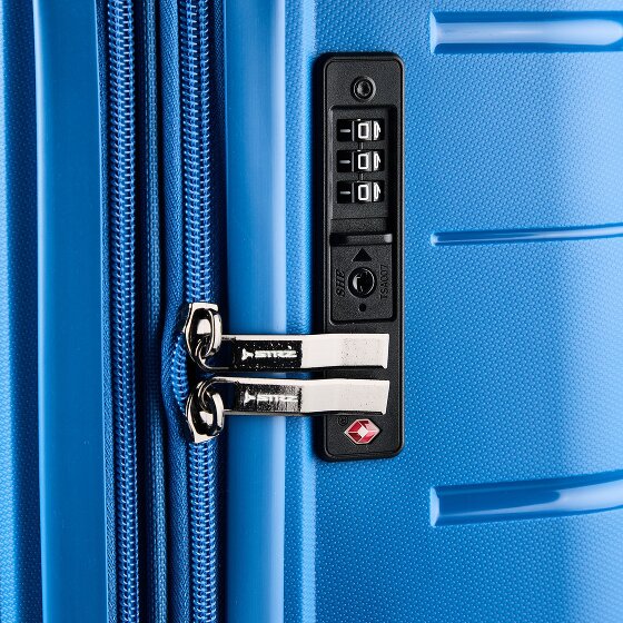 Polestream Strz by Asteroid 4 wheels Trolley L 74 cm with expansion pleat