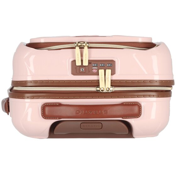 Stratic Leather & More 4 wheels Cabin trolley 55 cm Laptop compartment