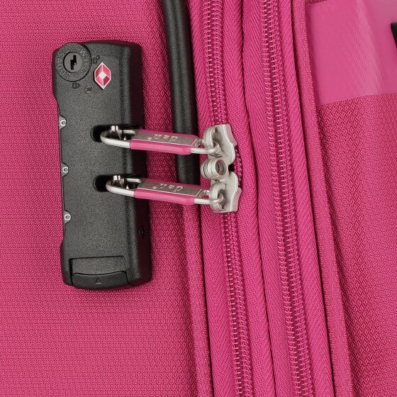 d&n Travel Line 6704 4 Roll Suitcase Set 3pcs.