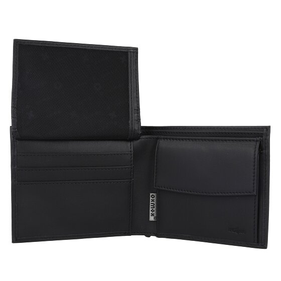 oxmox Leather Wallet RFID protection Leather 12 cm