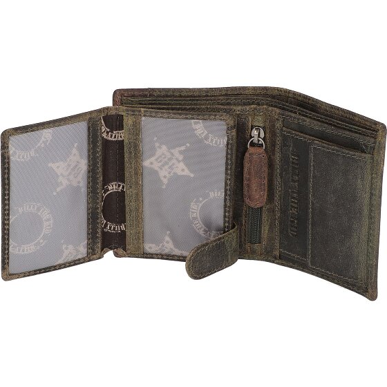 Billy the Kid Hunter wallet RFID leather 8 cm