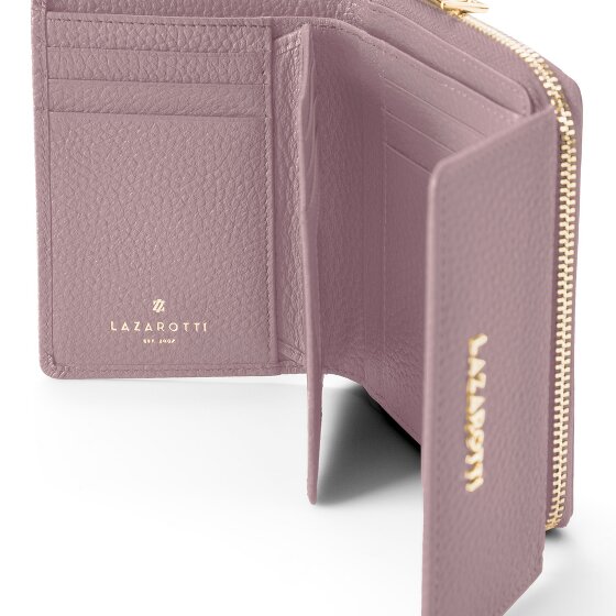 Lazarotti Bologna Leather Zip-Around Wallet, Leather, 12 cm