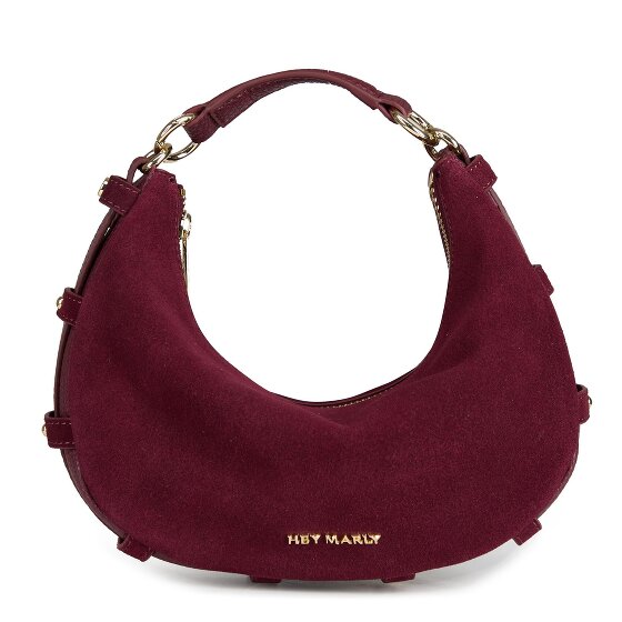 Hey Marly Lifetime Sister Suede Shoulder Bag Leather 25 cm