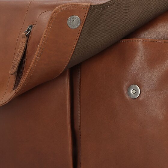 Greenburry Vintage Briefcases Messenger Leather 40 cm Laptop compartment
