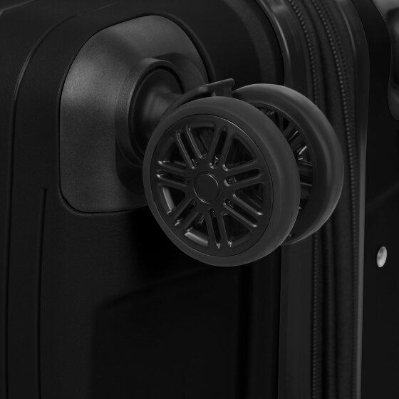 d&n Travel Line 4300-Plus 4 wheels Trolley M 65 cm with expansion pleat