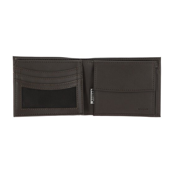oxmox Leather Wallet RFID protection Genuine Leather 10 cm