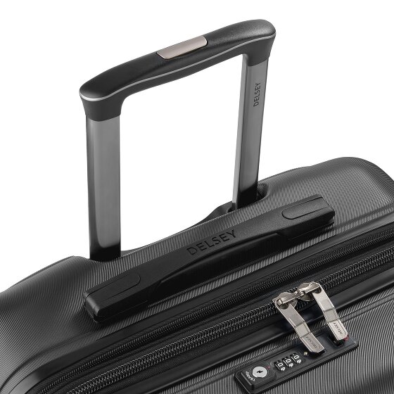 Delsey Paris Meteor 4 wheels Suitcase set 3-piece with expansion pleat