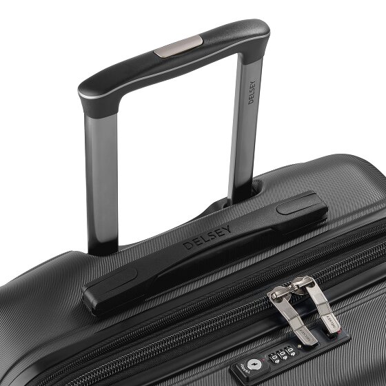 Delsey Paris Meteor 4 wheels Suitcase set 3-piece with expansion pleat