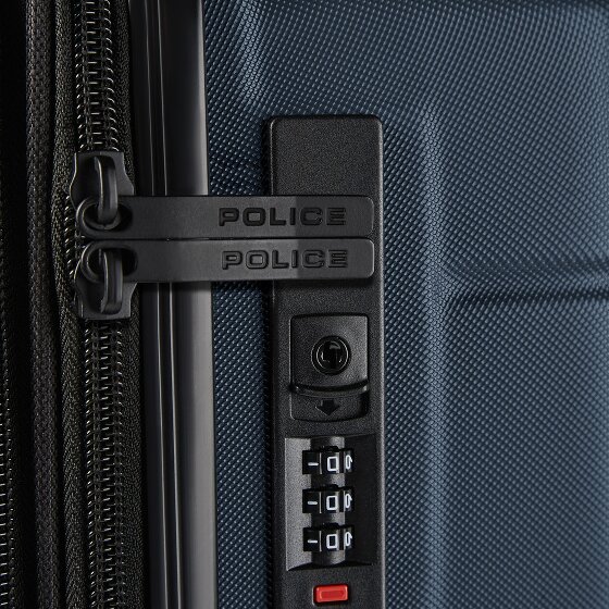 Police London 4 wheels Suitcase set 3-piece Expandable
