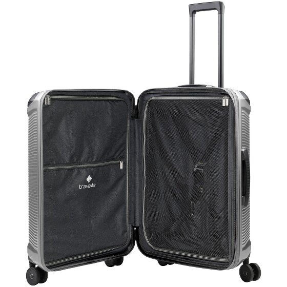 Travelite Millennium 4 wheels Suitcase set 3-piece with expansion pleat