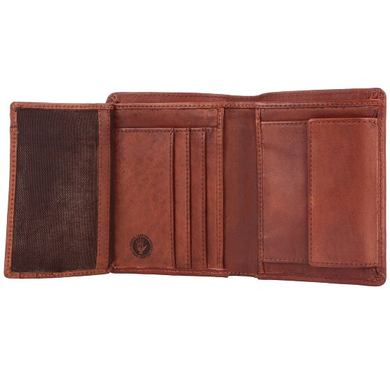 Greenburry Vintage Washed wallet leather 10 cm