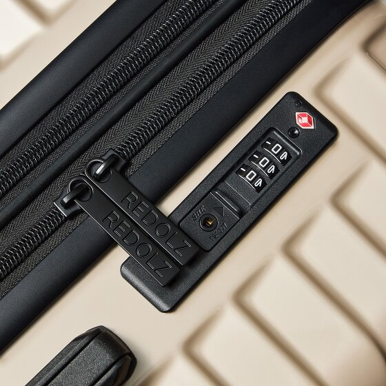 Redolz Essentials 18 4 wheels Suitcase set 3-piece with expansion pleat