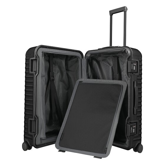Titan Eternity 4-Wheel Aluminum L Trolley, 75 cm