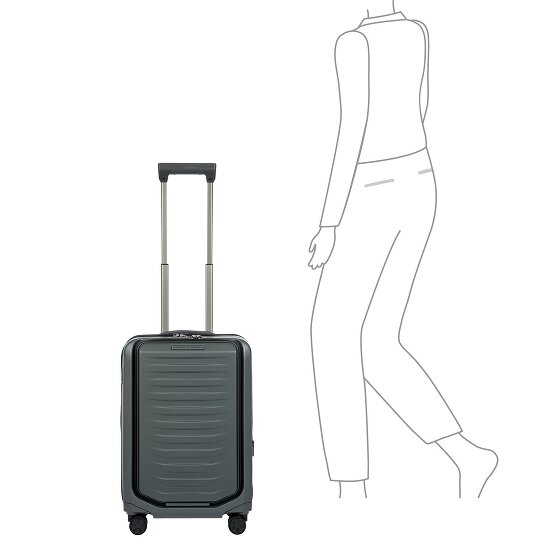 Porsche Design Roadster 4 wheels Cabin trolley S 55 cm Laptop compartment with expansion pleat