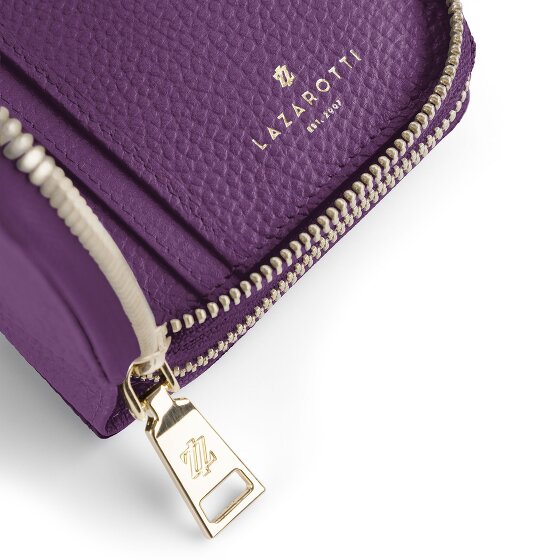 Lazarotti Bologna Leather XL Double Zip-Around Wallet RFID Leather 20 cm