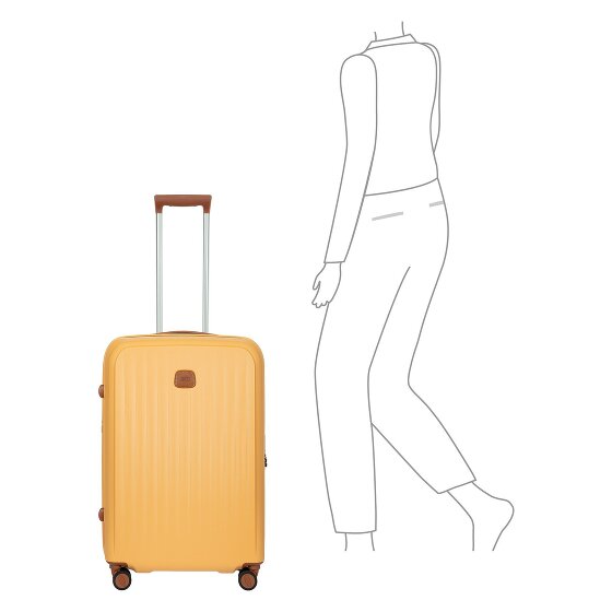 Bric's Taormina 4 wheels Trolley M 69 cm with expansion pleat