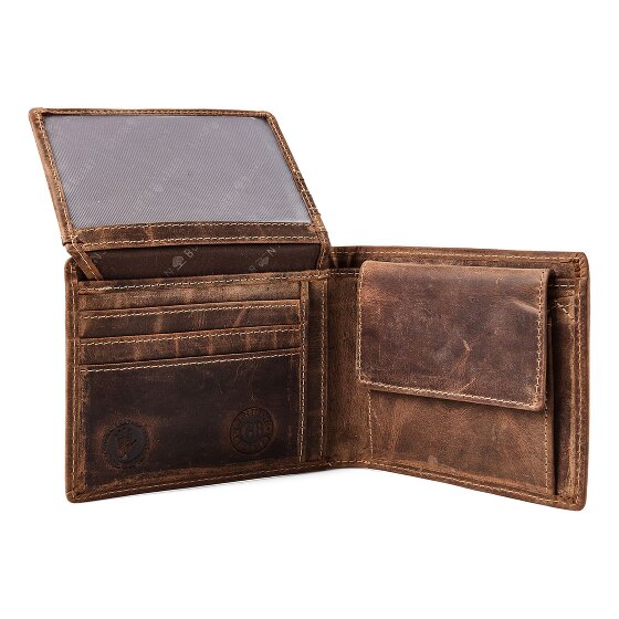 Greenburry Karpfen Wallet Genuine Leather 12 cm