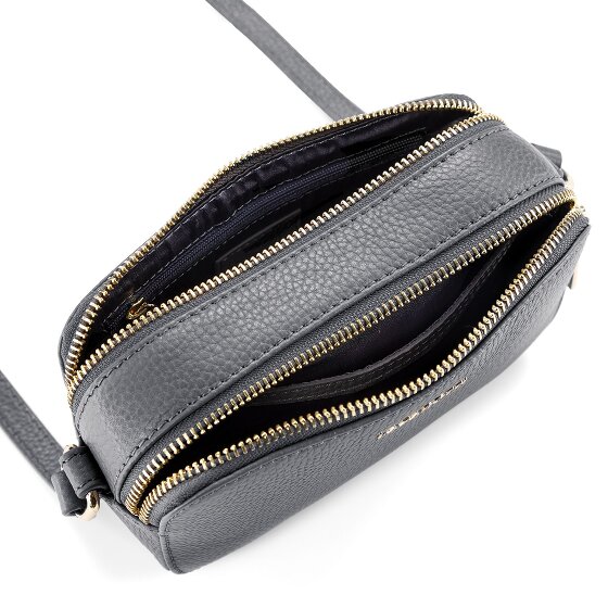 Lazarotti Bologna Leather Shoulder Bag Camera-Bag Leather Double-Zip 18 cm