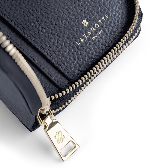 Lazarotti Bologna Leather XL Double Zip-Around Wallet, RFID-Protected, 20 cm