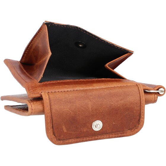 Mika Wallet RFID leather 11 cm with money clip Mika Wallet RFID leather 11 cm with money clip