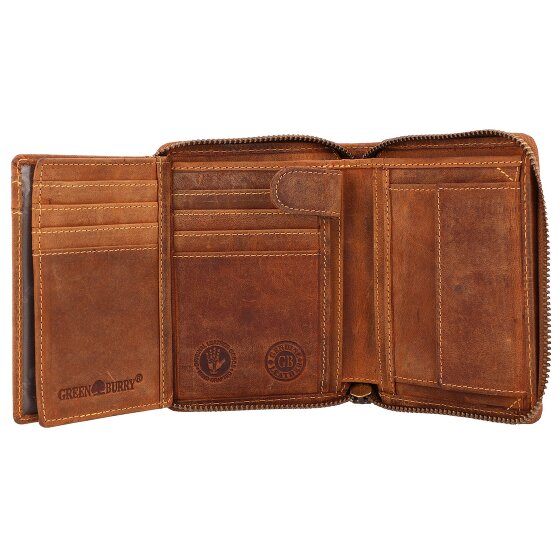 Greenburry Vintage Wallet Genuine Leather 12.5 cm