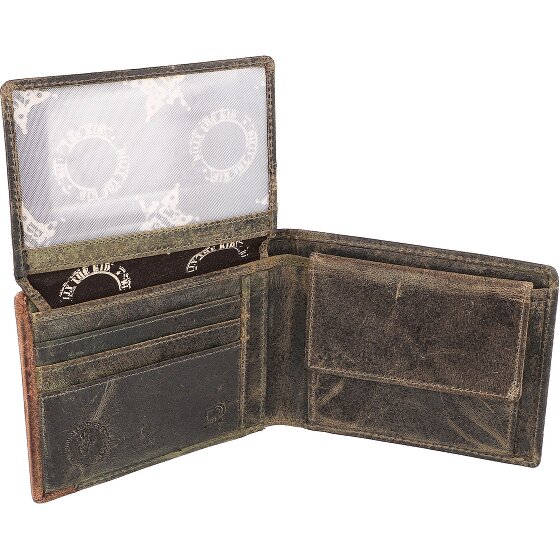 Billy the Kid Hunter wallet RFID leather 12 cm
