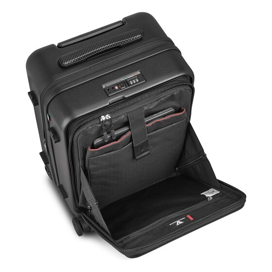 Roncato Florence 4-wheeled cabin trolley 55 cm with expansion fold laptop compartment