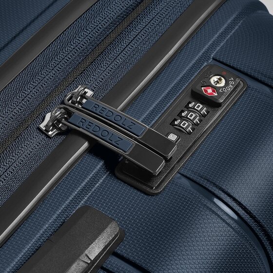 Redolz Essentials 11 4 wheels Suitcase set 3-piece with expansion pleat