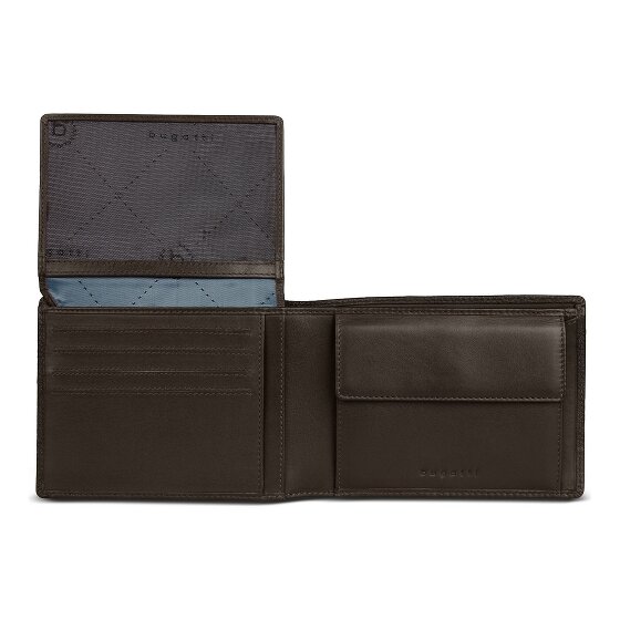Bugatti Due Wallet RFID protection Leather 12.5 cm