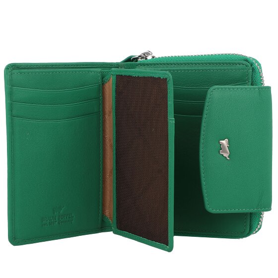 Braun Büffel Joy Wallet RFID protection Genuine Leather 12 cm