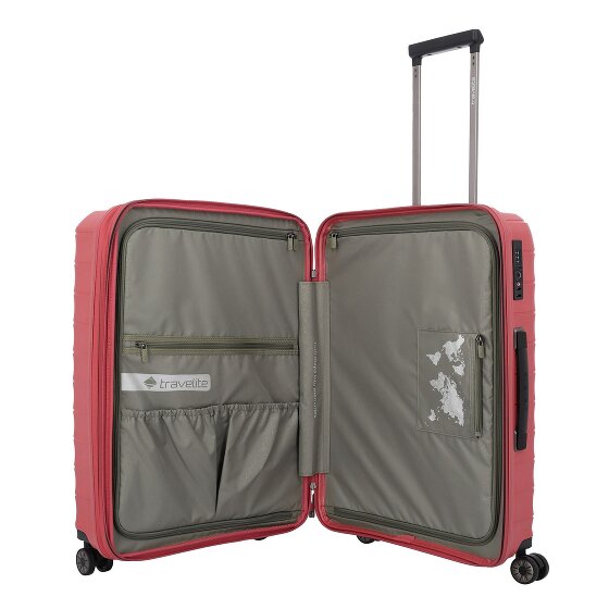 Travelite Mooby 4 wheels Trolley M 66 cm with expansion pleat