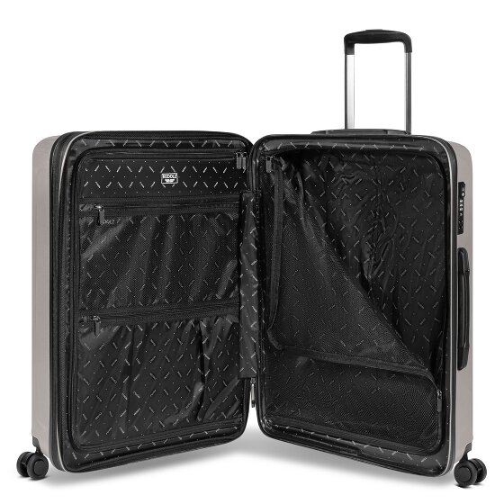 Redolz Essentials 14 4 wheels Suitcase set 3-piece with expansion pleat
