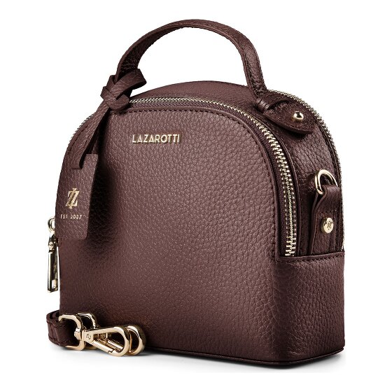 Lazarotti Bologna Leather Crossbody Handbag, Leather, 17 cm