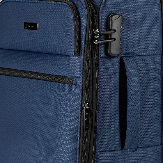 Bugatti Valencia Soft 4 wheels Cabin trolley S 55 cm with expansion pleat