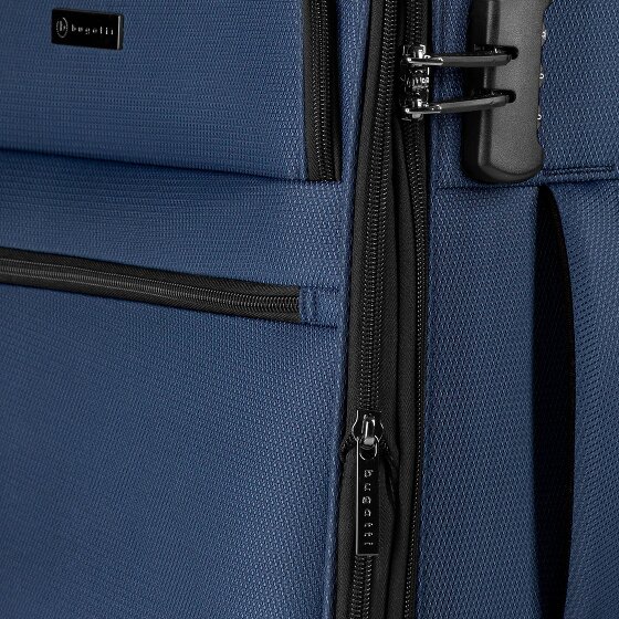 Bugatti Valencia Soft 4 wheels Cabin trolley S 55 cm with expansion pleat