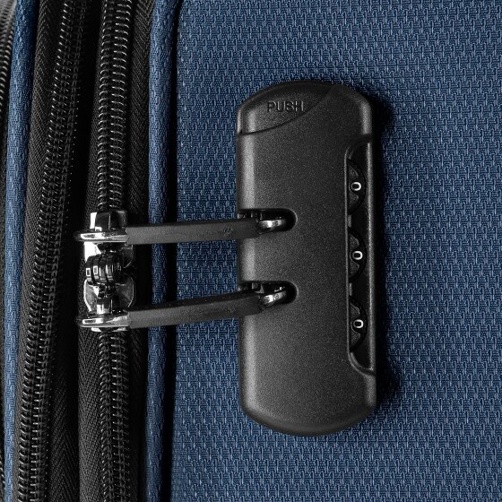 Bugatti Valencia Soft 4 wheels Cabin trolley S 55 cm with expansion pleat