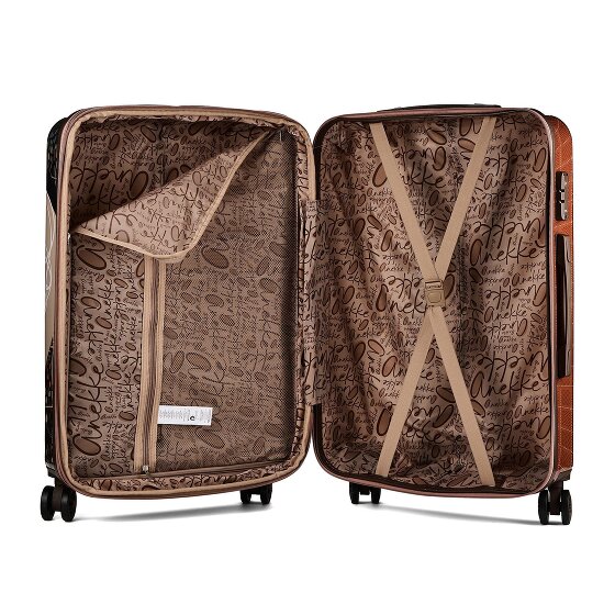 Anekke Tulip 4 wheels Suitcase set 2-piece Expandable