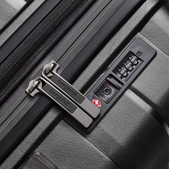 Bergpfeil Travel 4-wheel suitcase set, 3-piece, with stretch fold