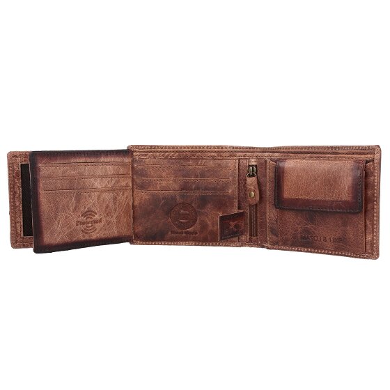 Greenland Nature Mascu & Line wallet RFID leather 12 cm Greenland Nature Mascu & Line wallet RFID leather 12 cm