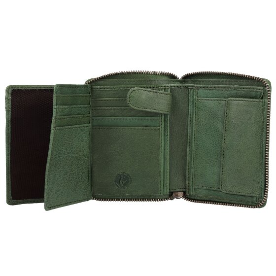 Greenburry Vintage Washed wallet leather 10 cm
