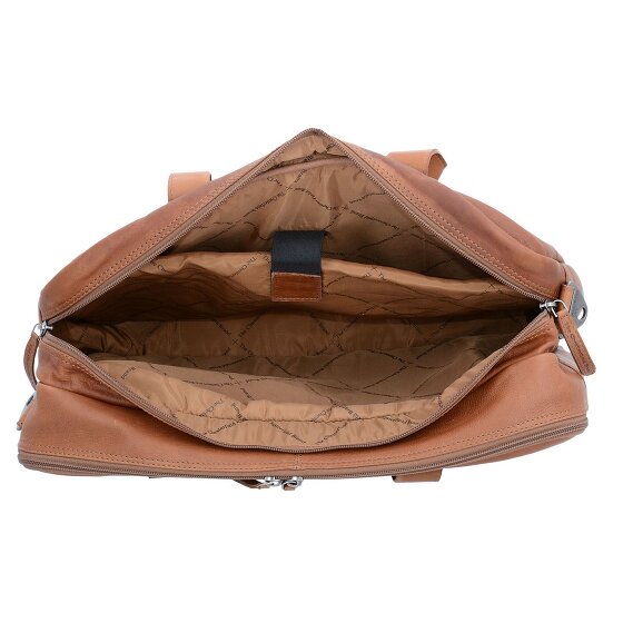 The Chesterfield Brand Wax Pull Up Briefcase Leather 44 cm Laptop compartment
