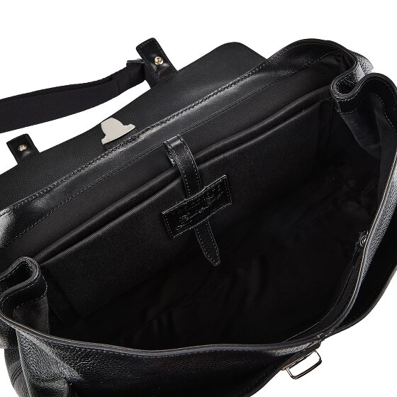 The Bridge Biagio Briefcases Messenger Genuine Leather 41 cm Laptop compartment
