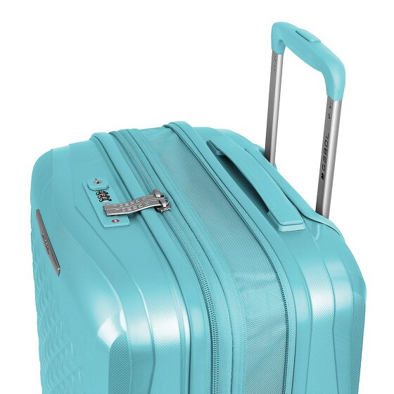Gabol Queens 4 wheels Suitcase set 3-piece with expansion pleat