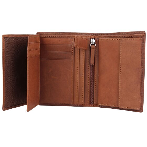 Esquire Croco Wallet RFID protection Leather 10 cm