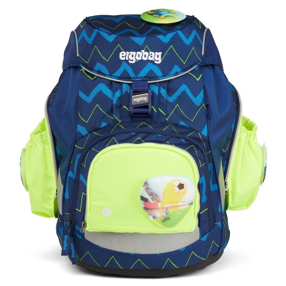 ergobag Accessories Fluo Led Side Pockets Safety Set 3pcs.
