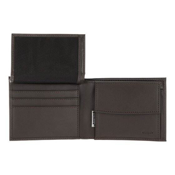 oxmox Leather Wallet RFID protection Genuine Leather 10 cm