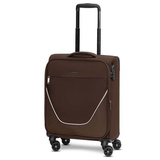 Stratic taska 4 Roll Cabin Trolley S 55 cm with Expanding Pleat