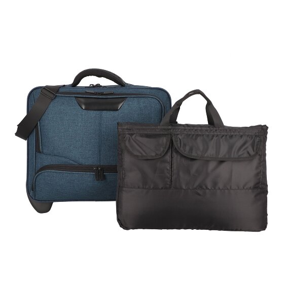 Dermata 2 wheels Business trolley 46 cm Laptop compartment