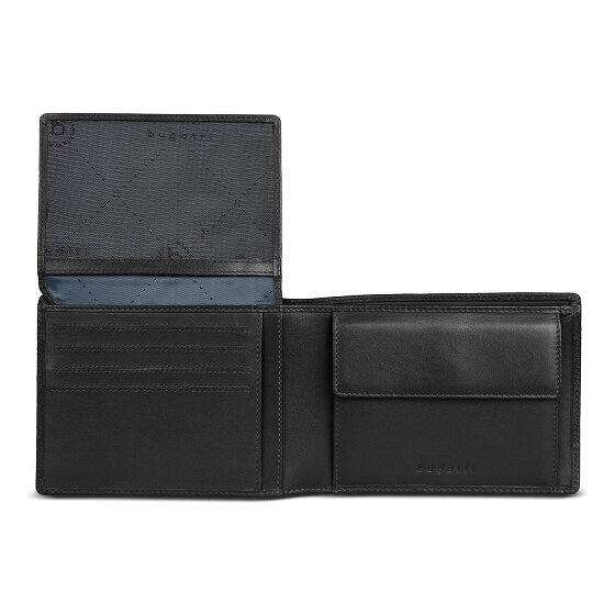Bugatti Due Wallet RFID protection Leather 12.5 cm
